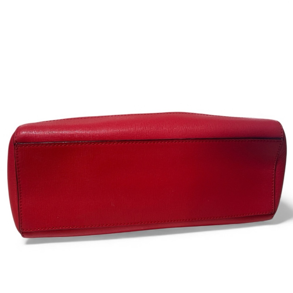 ‼️ SPRING SALE Coach Y2K Mini Satchel in Vibrant Hot Pink/Red Saffiano Leather - Picture 11 of 17